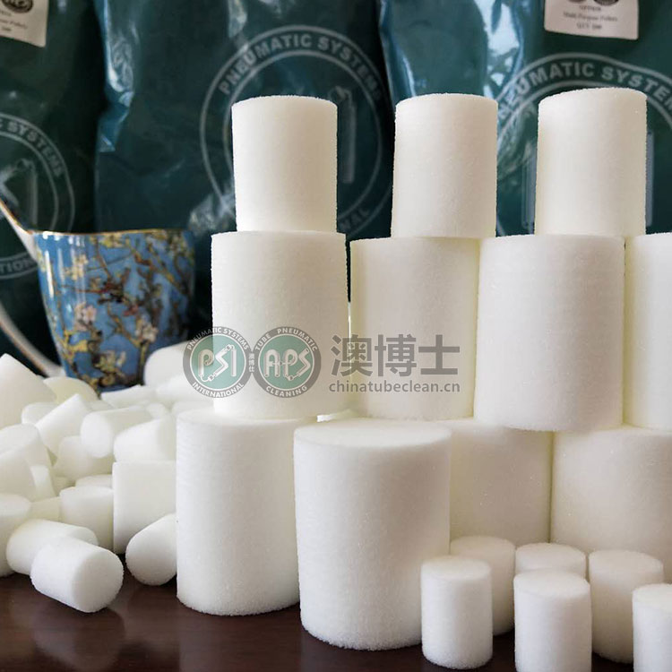海绵射弹都可以清理多大范围的管道内径？